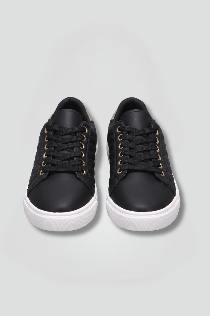 Quilted Orthopedic Lace-Up Trainers