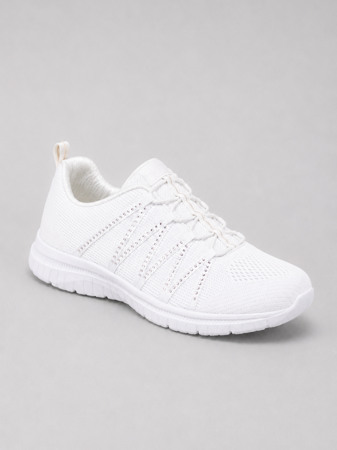 Sparkle Knit Slip-On Trainers