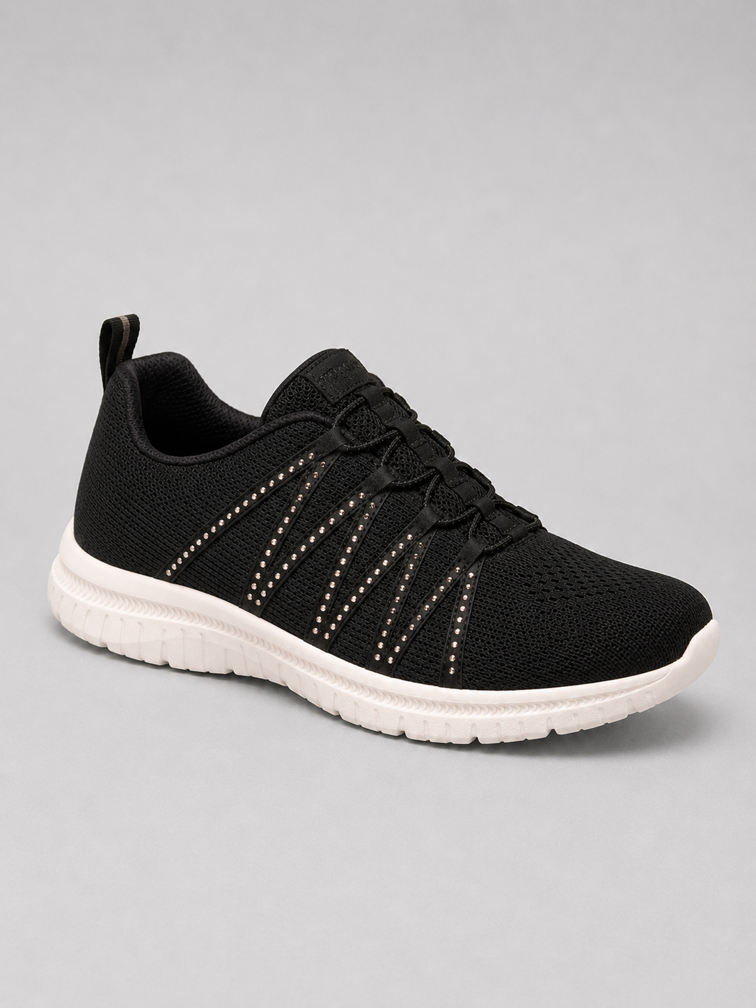 Sparkle Knit Slip-On Trainers