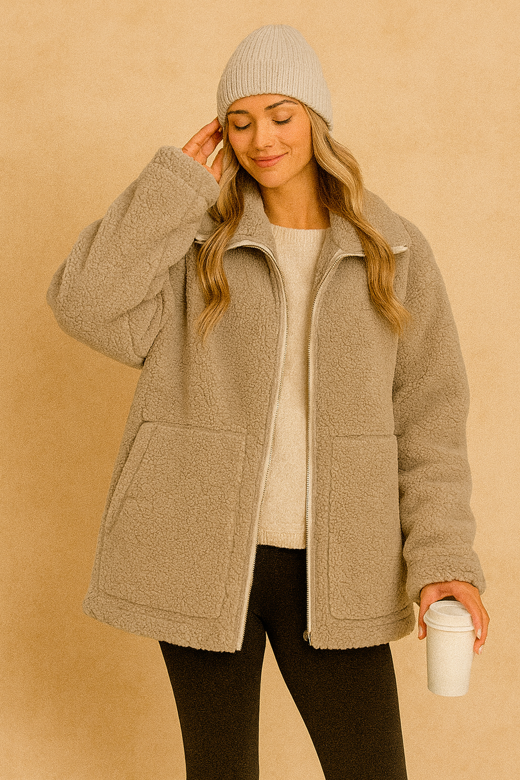 Amélie Dubois Teddy Fleece Jacket