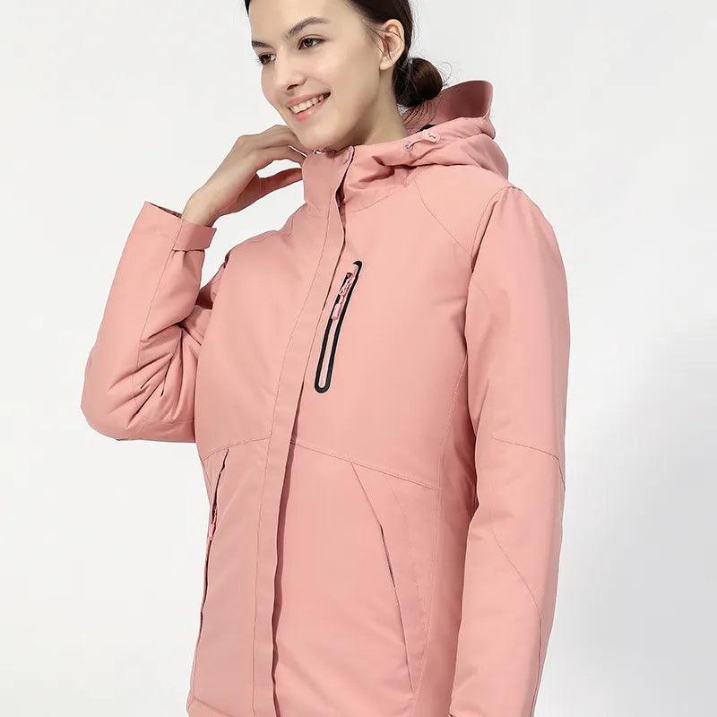 USB Heated Hooded Jacket for Cold Days