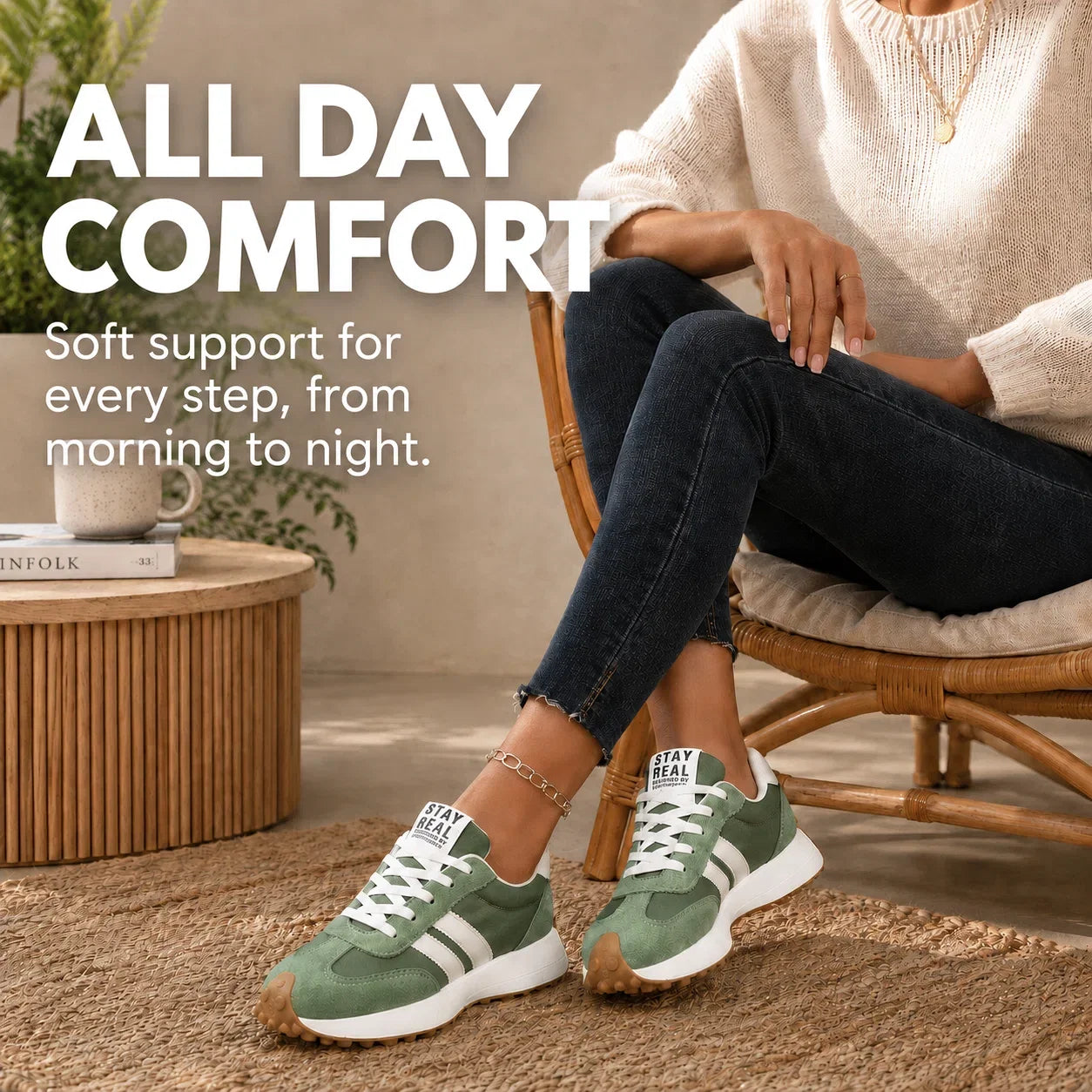 Lightweight Orthopedic Comfort Trainers