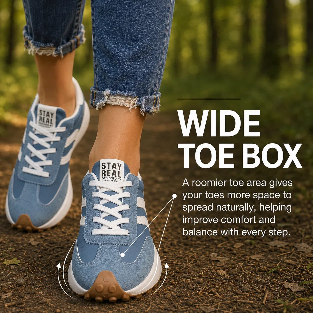 Lightweight Orthopedic Comfort Trainers