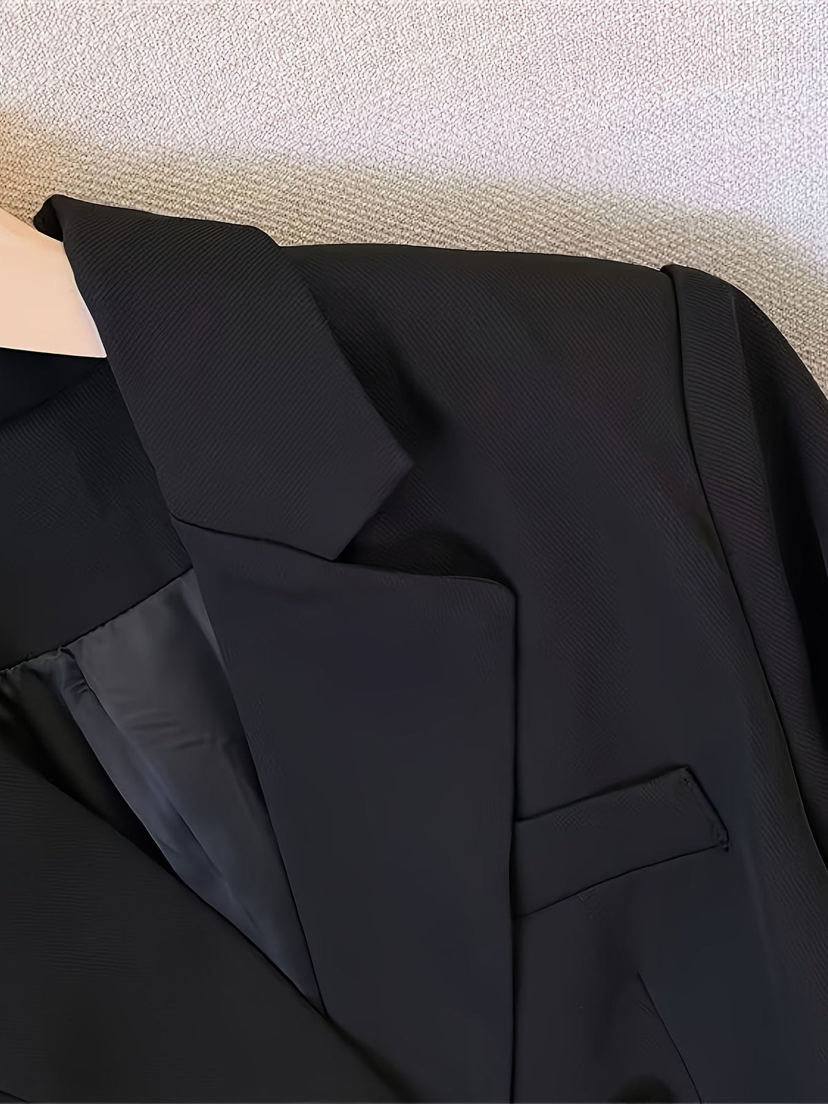 Double-Breasted Structured Blazer