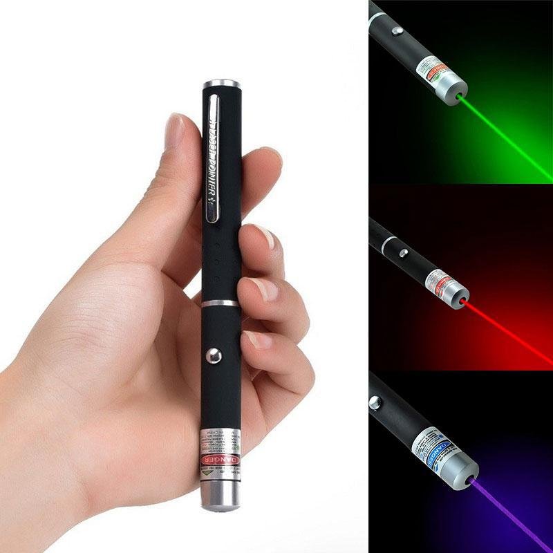 High-Power Multi-Color Laser Pointer | Red, Green, Blue-Violet