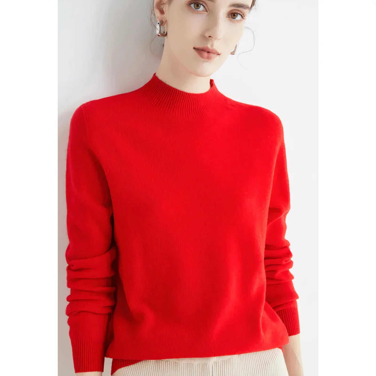 Cozy Chunky Knit Pullover Sweater