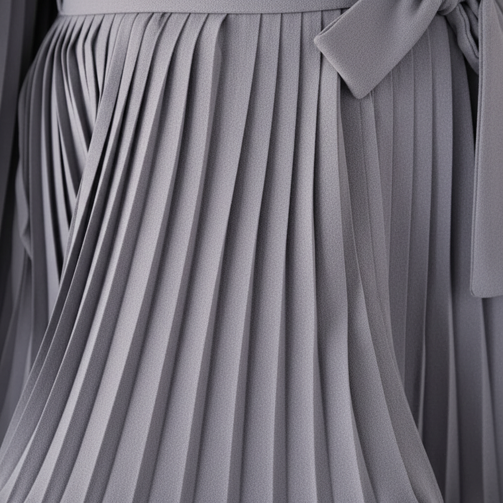 Pleated Blouse Wide Leg Two-Piece Set