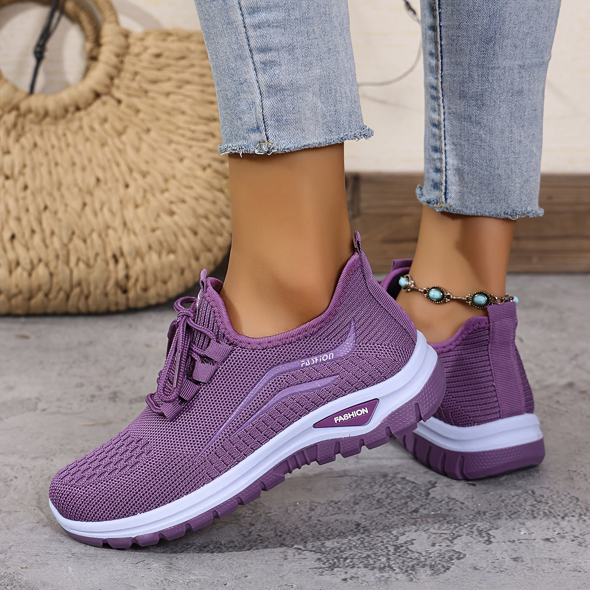 Orthopedic Wide Fit Cushioned Sneakers