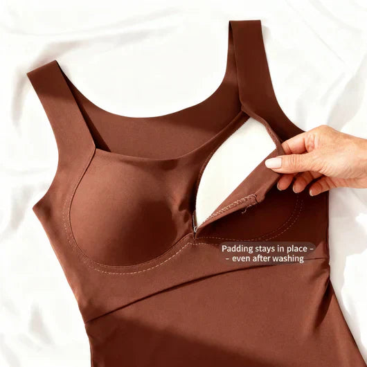 Roxanne Built-In Bra Support Tank Top