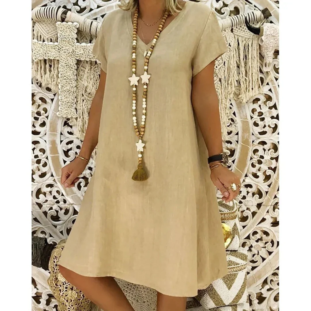 Adelaide Women's Casual Summer Dress in Plus Sizes