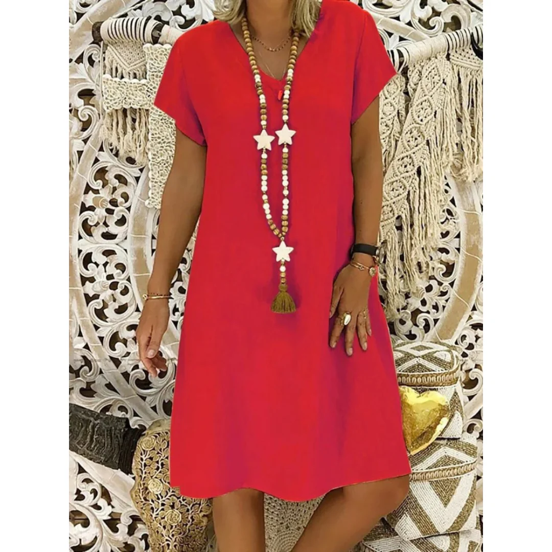 Adelaide Women's Casual Summer Dress in Plus Sizes