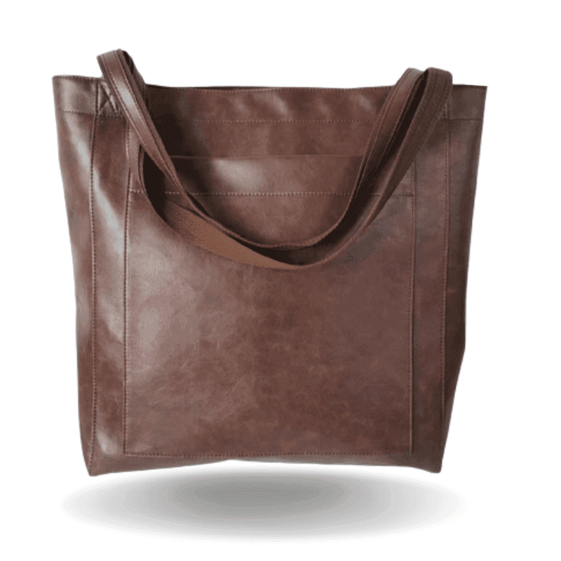 Women's Classic PU Leather Tote Bag
