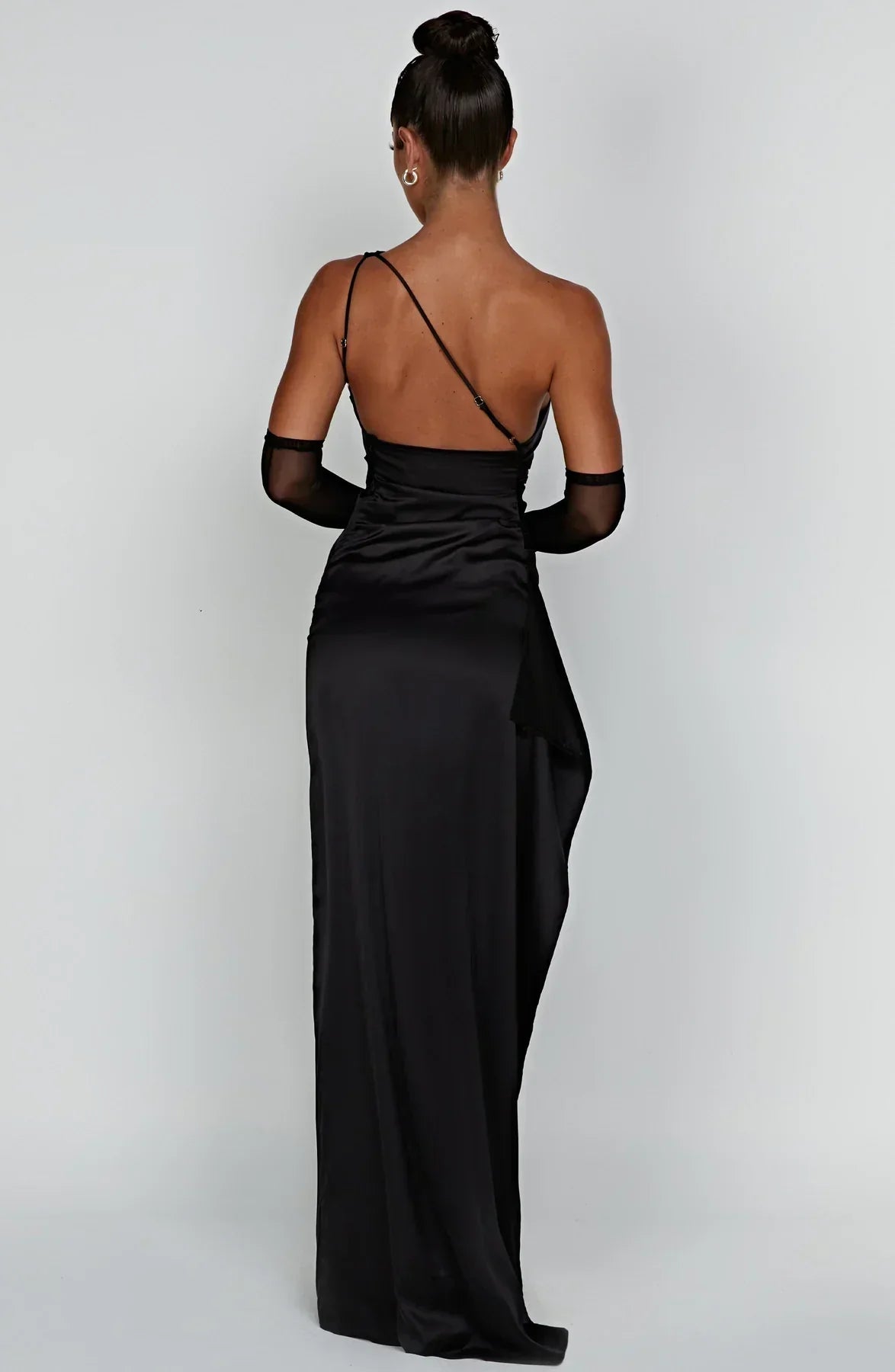 Women's Jaida Satin One-Shoulder Evening Dress