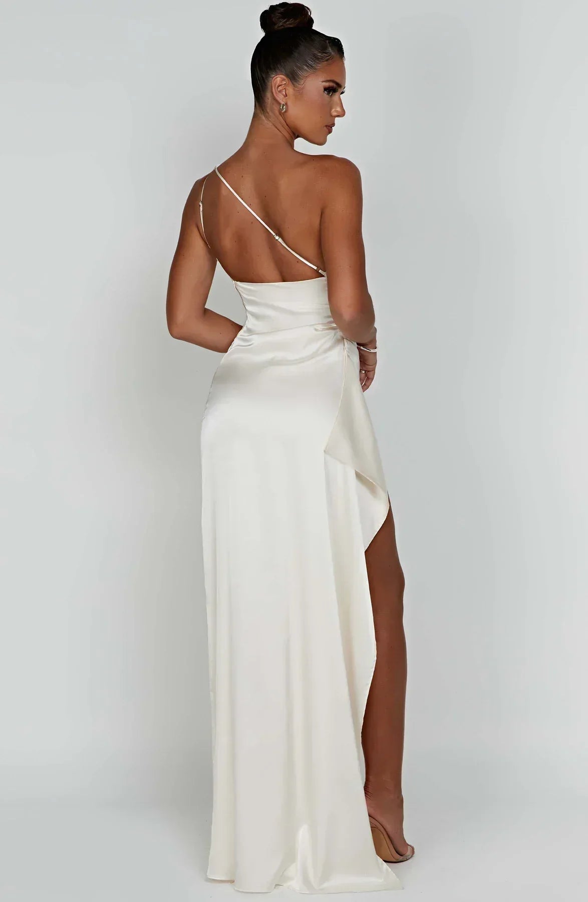 Women's Jaida Satin One-Shoulder Evening Dress