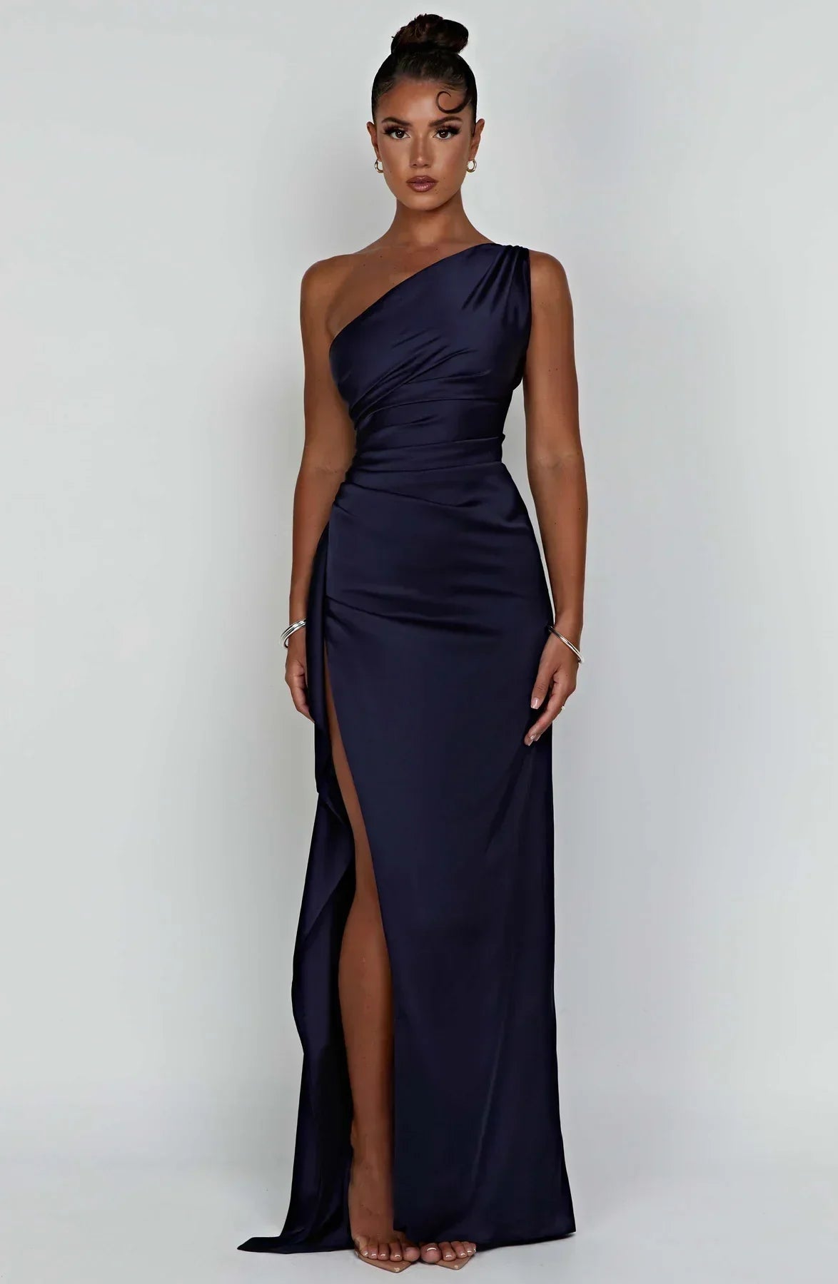 Women's Jaida Satin One-Shoulder Evening Dress