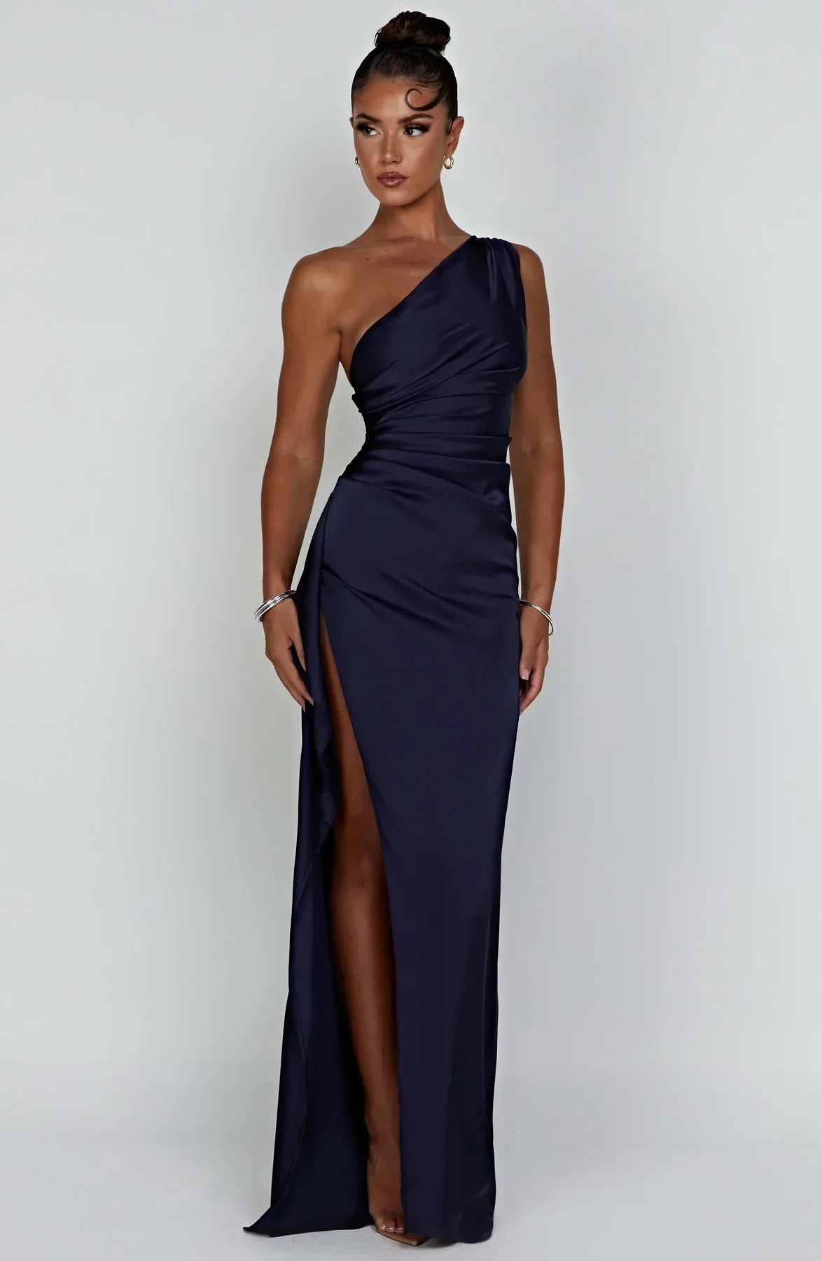 Women's Jaida Satin One-Shoulder Evening Dress
