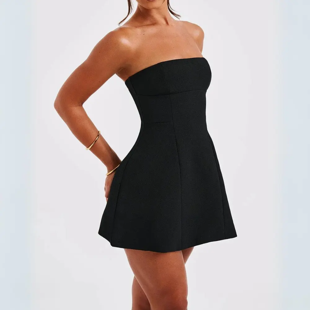 Women's Strapless Bodycon Mini Dress