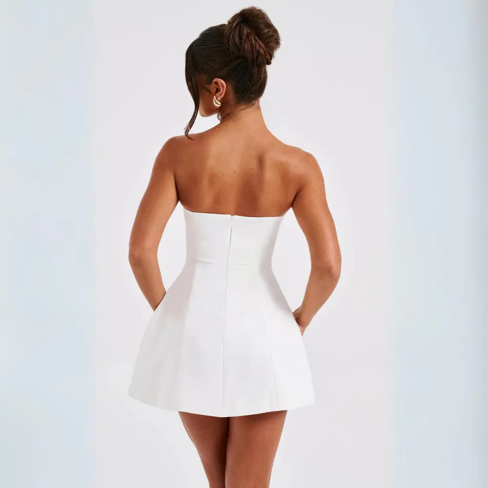 Women's Strapless Bodycon Mini Dress