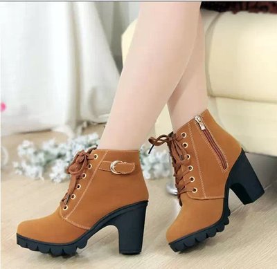 Ava Lace-Up Ankle Boots