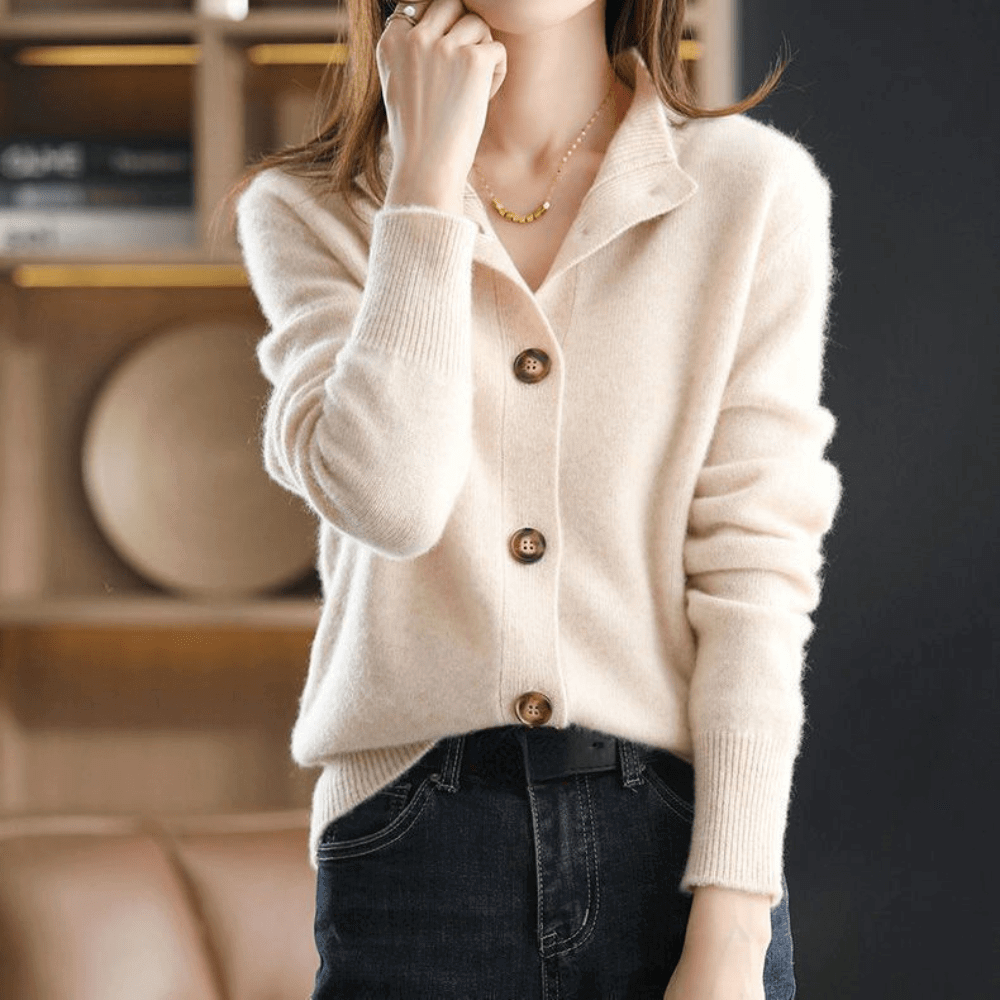 Open Front Soft Knit Cardigan