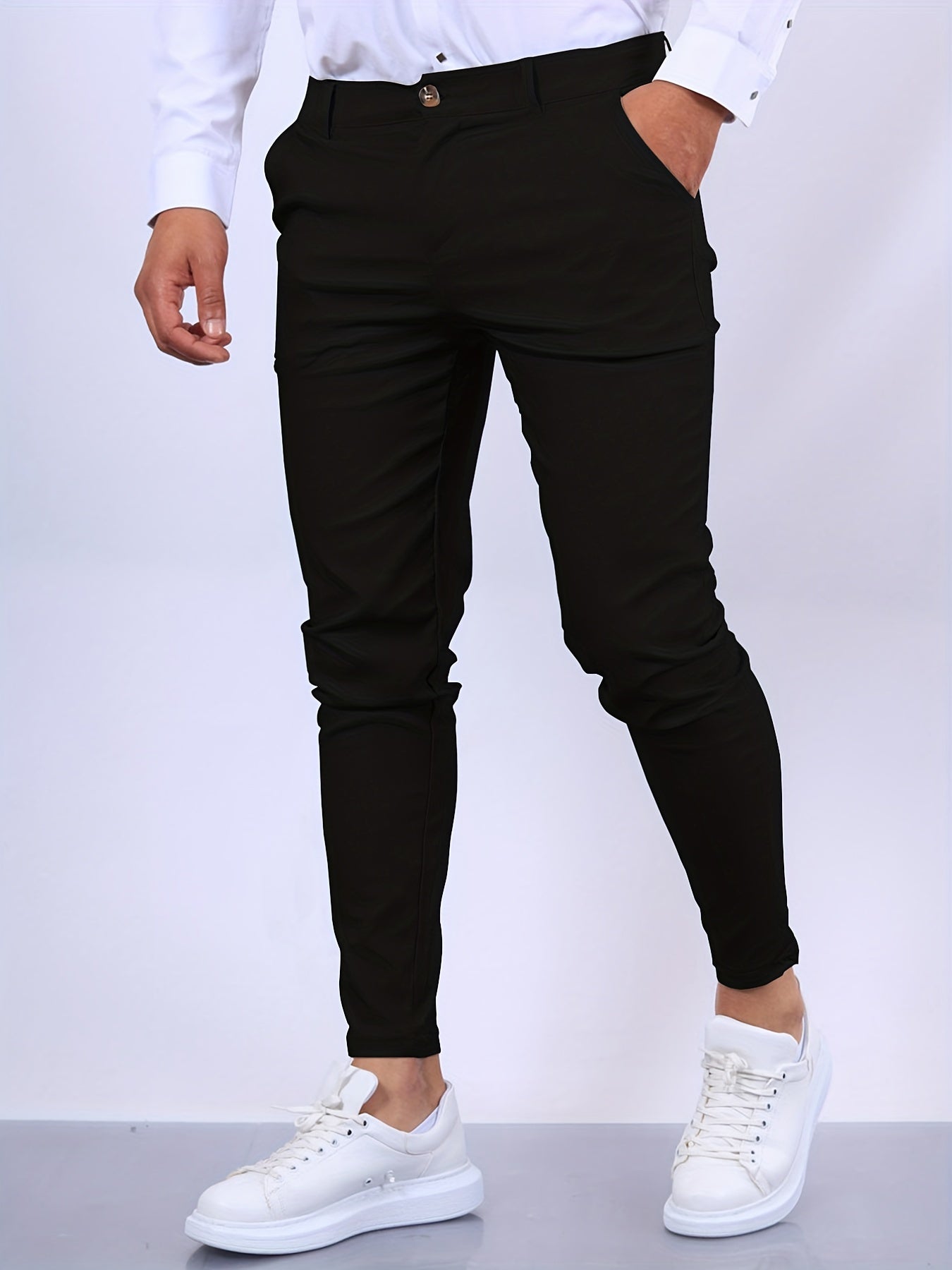 Slim Fit Stretch Chino Trousers