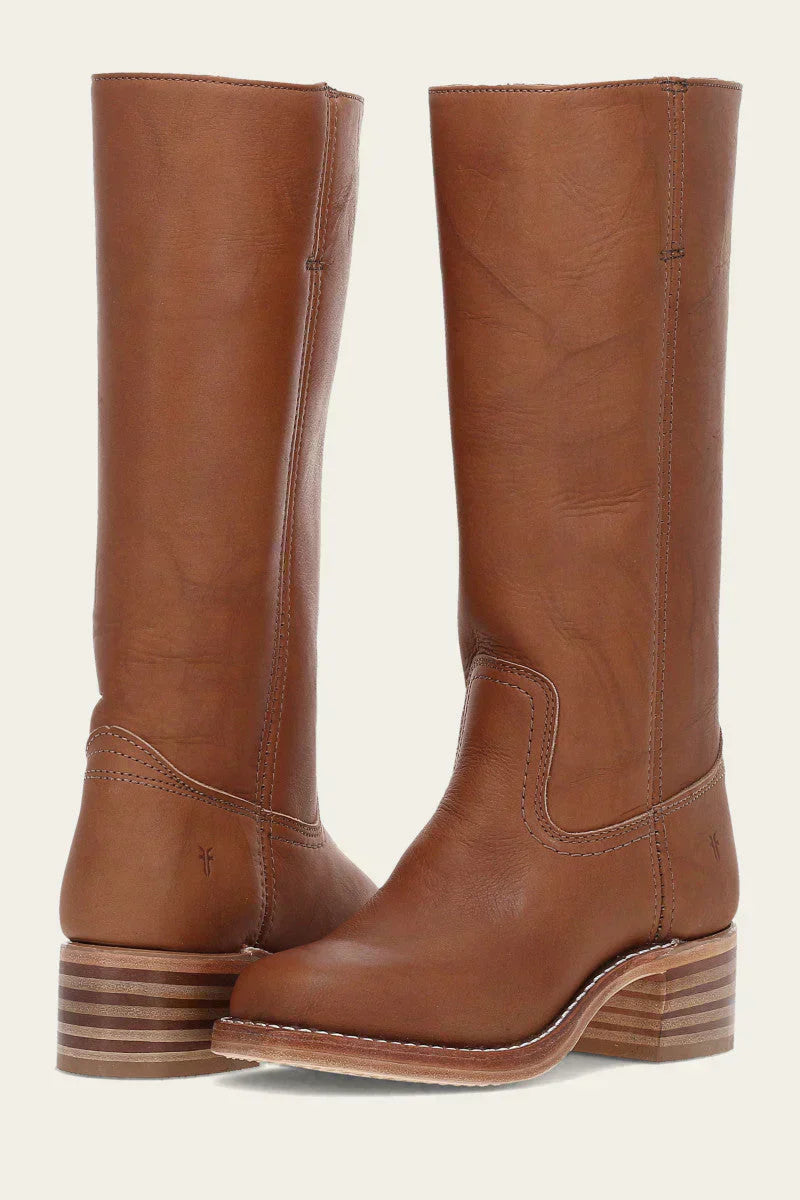 Women's Leather-Look Ankle Boots with Side Zip