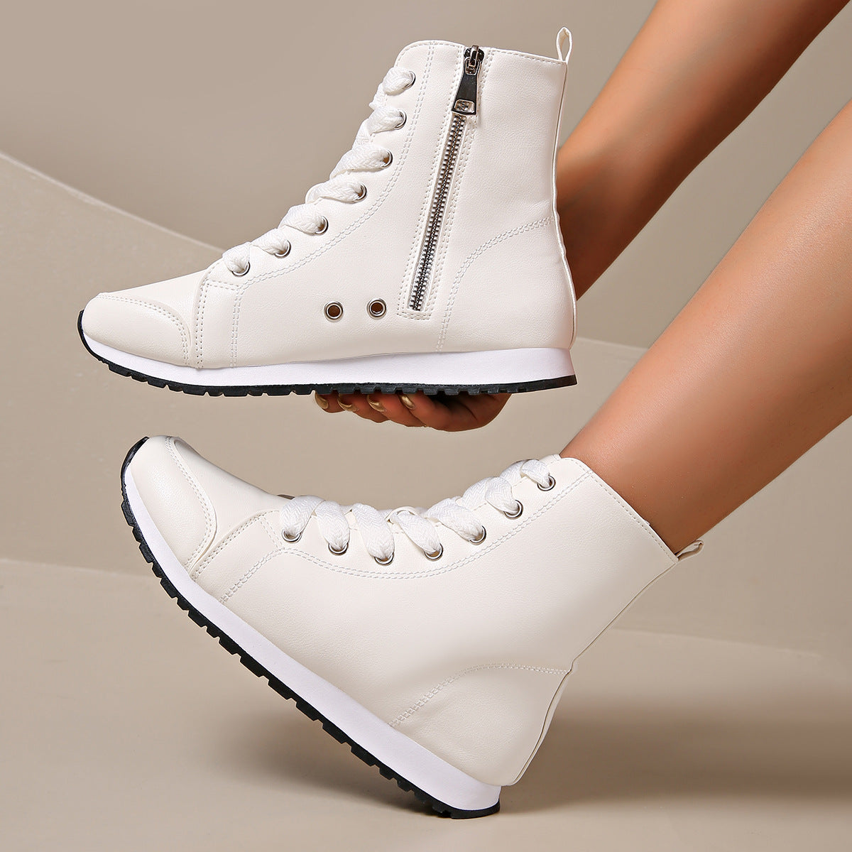 Wide Fit Orthopedic Lace-Up Sneaker