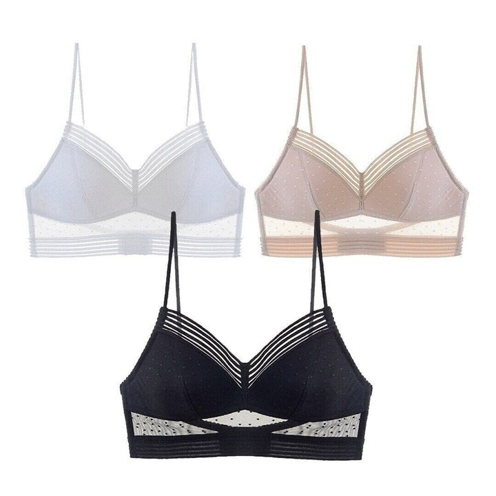 Wireless Back Lifting Lace Bra