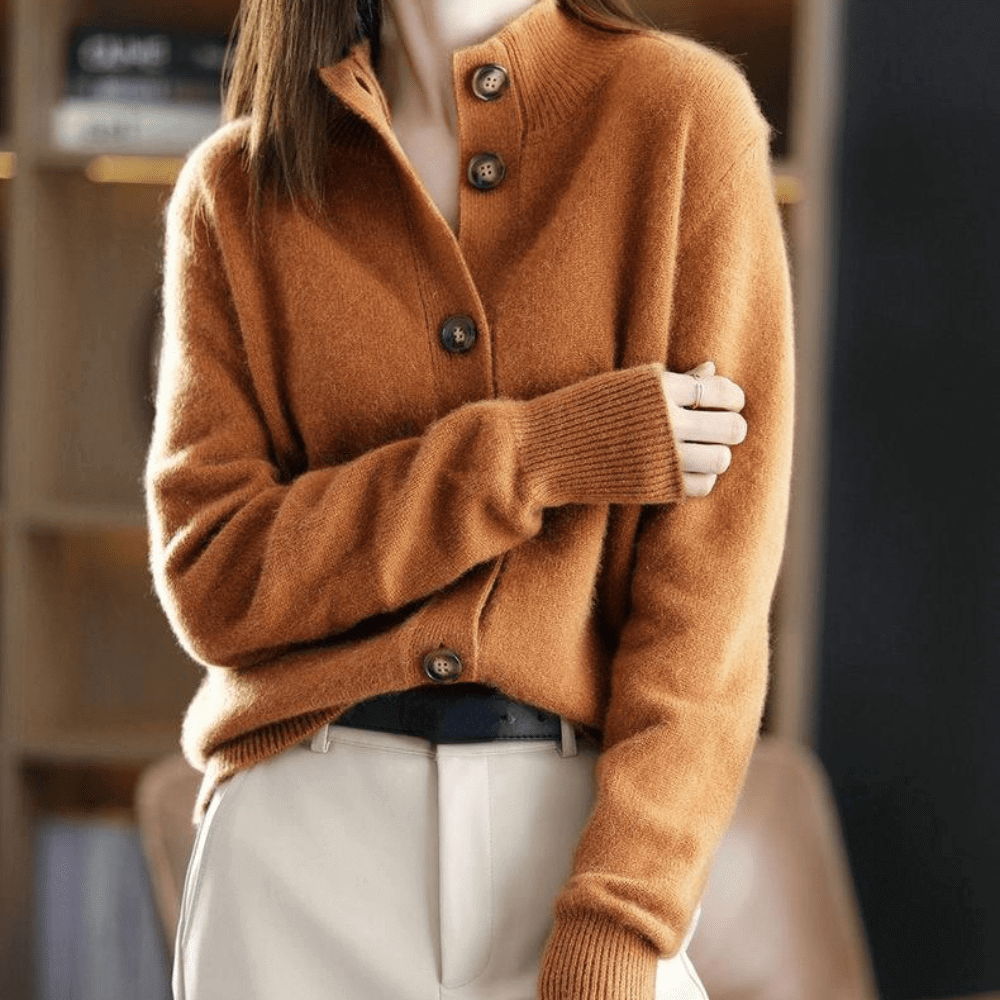 Open Front Soft Knit Cardigan