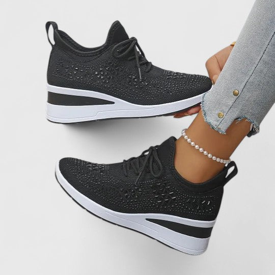Wide Toe Box Orthopedic Sneakers With Arch Support