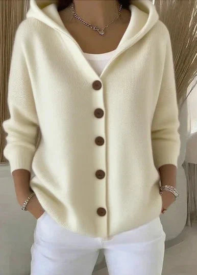 Relaxed Fit Cardigan With Lightweight Warmth