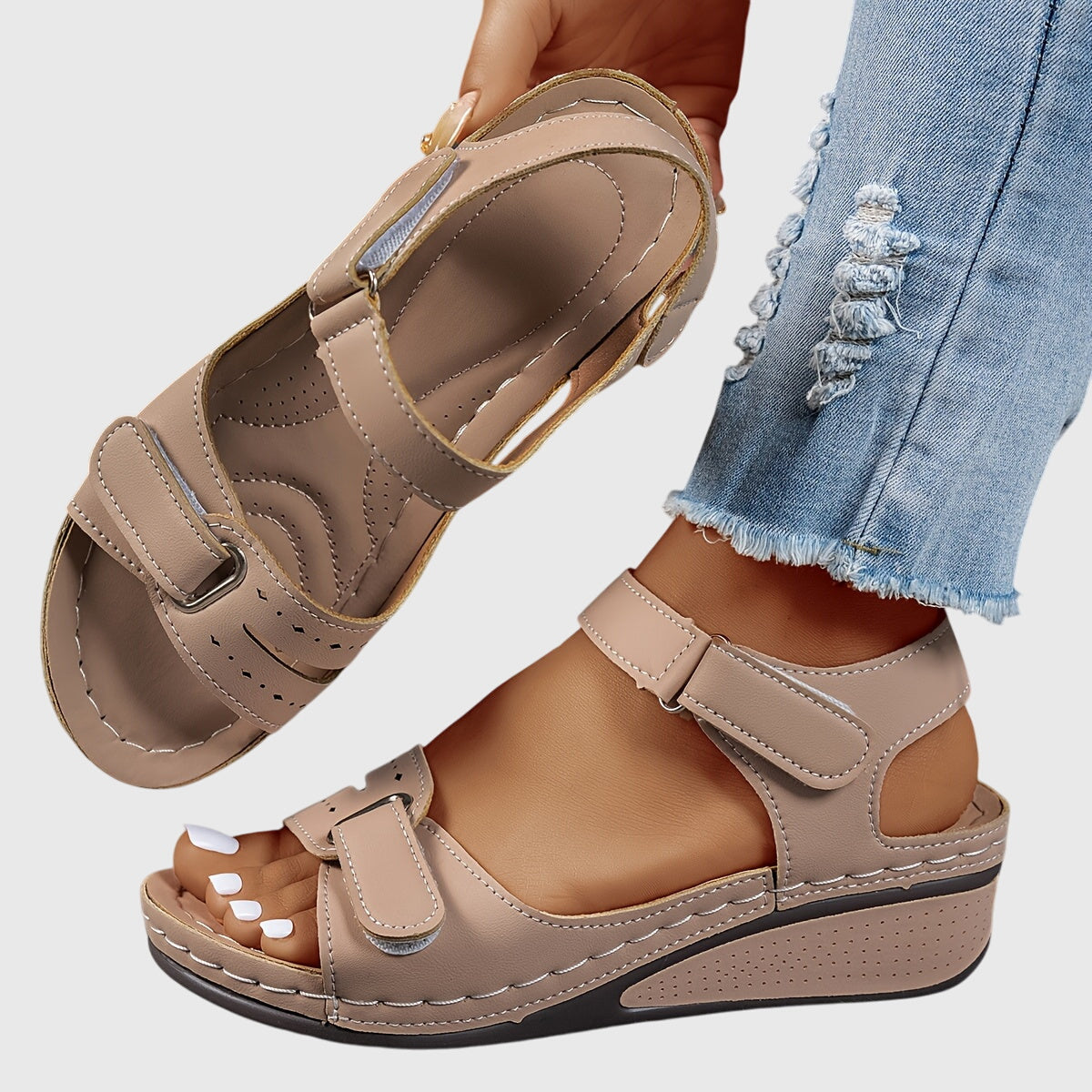 Stability Sole Orthopedic Sandals with Stretchable Fit
