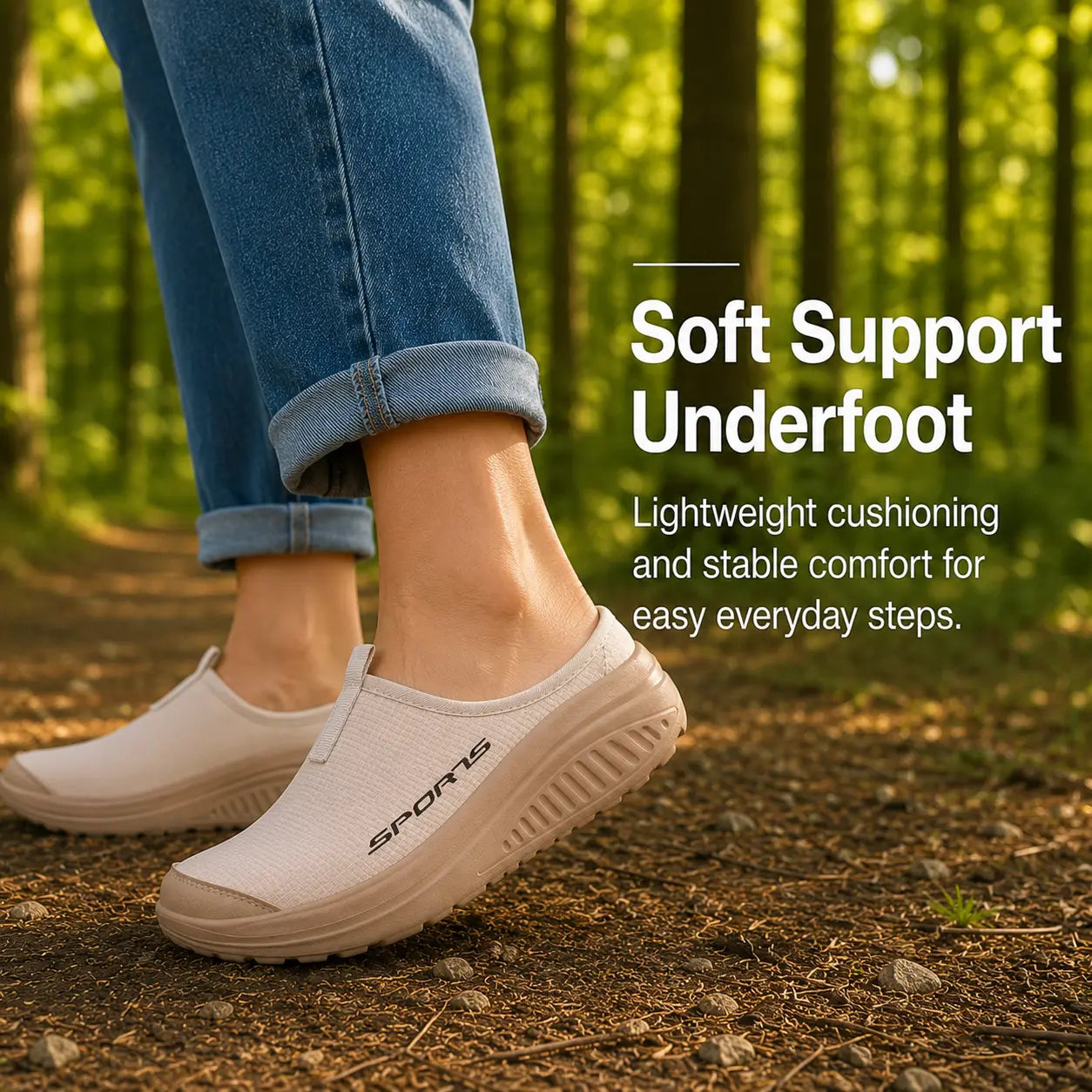 Slip-On Closed Toe Orthopedic Slippers