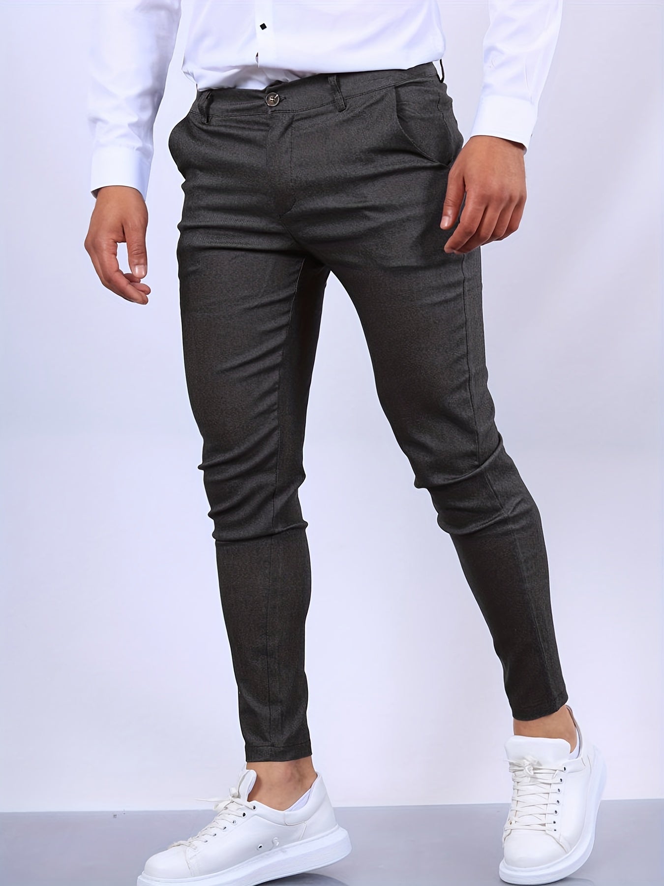 Slim Fit Stretch Chino Trousers