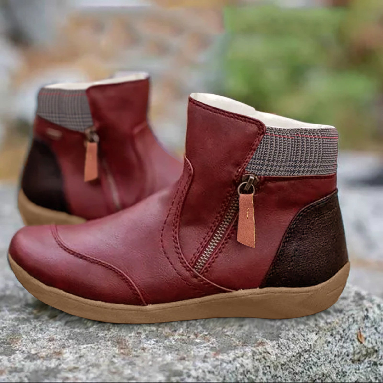 Waterproof Orthopedic Leather Boots
