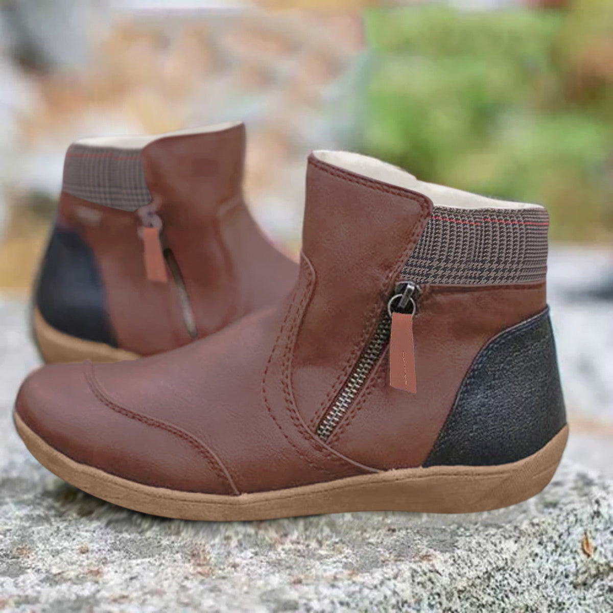 Waterproof Orthopedic Leather Boots
