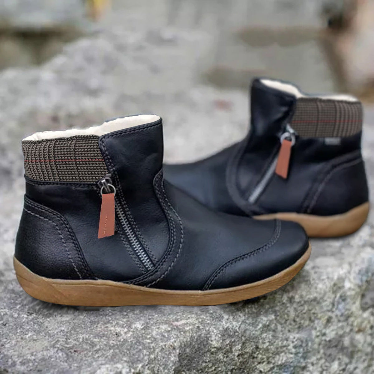 Waterproof Orthopedic Leather Boots