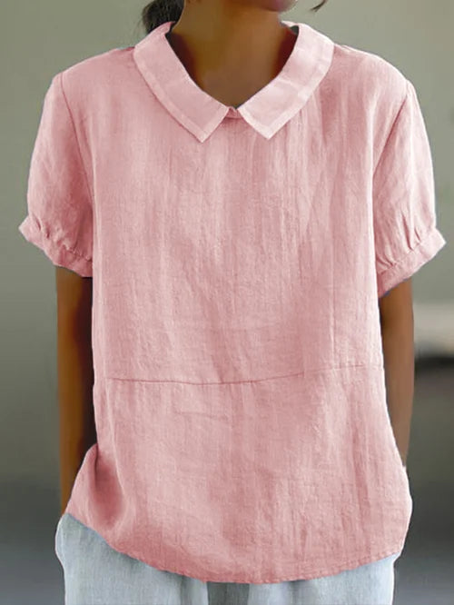 Cotton Shirt for Women - Elegant Button-Up Blouse for Any Occasion