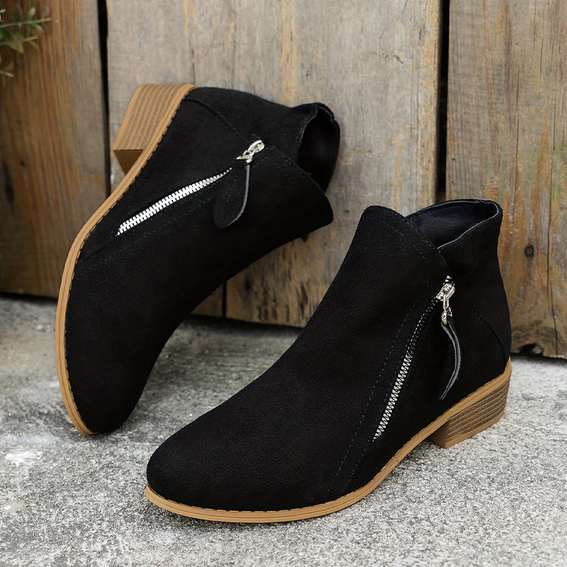 Joanna Zipper Closure Orthopedic Comfort Shoes