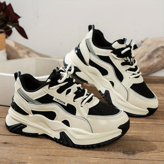Women's Platform Sneakers with Thick Sole