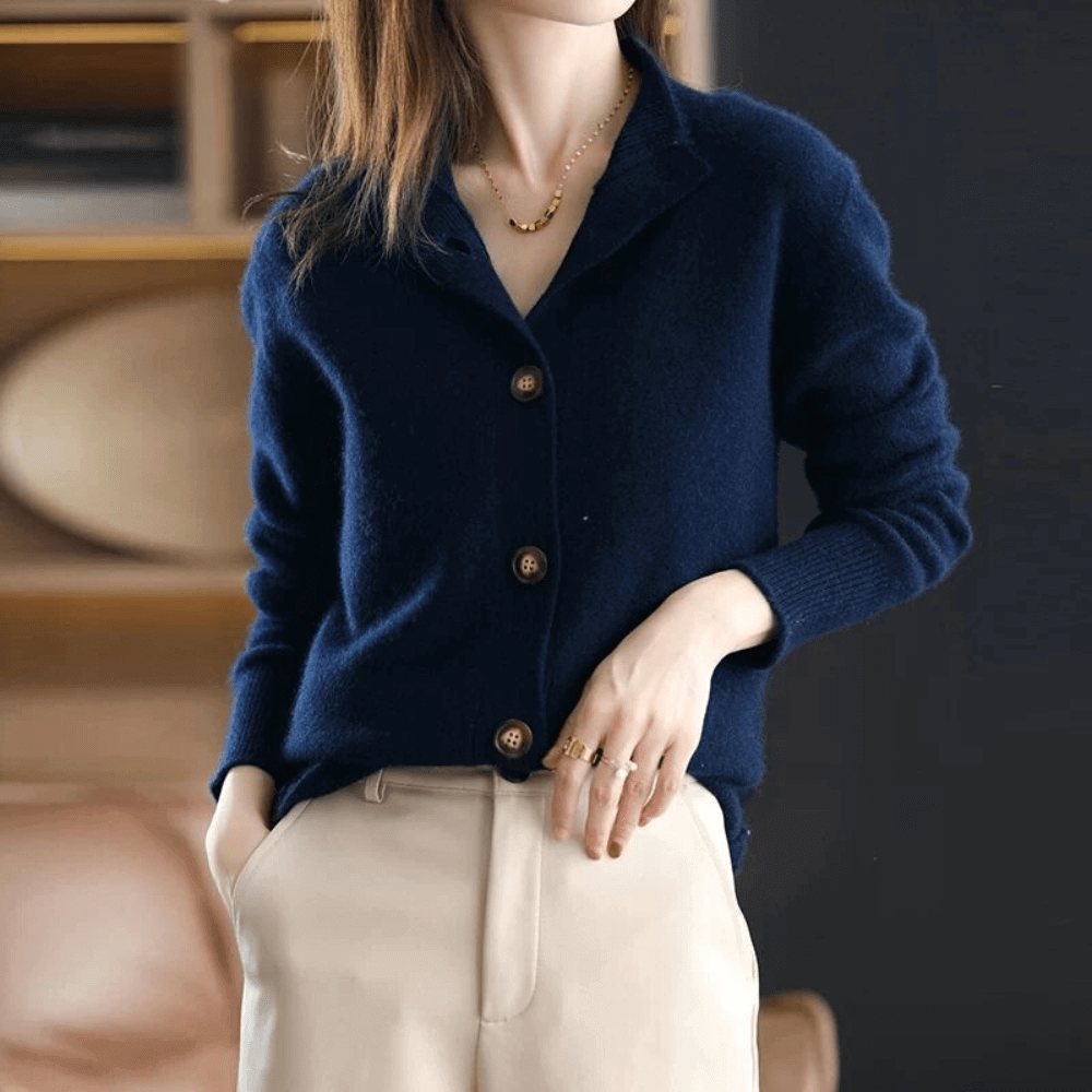 Open Front Soft Knit Cardigan