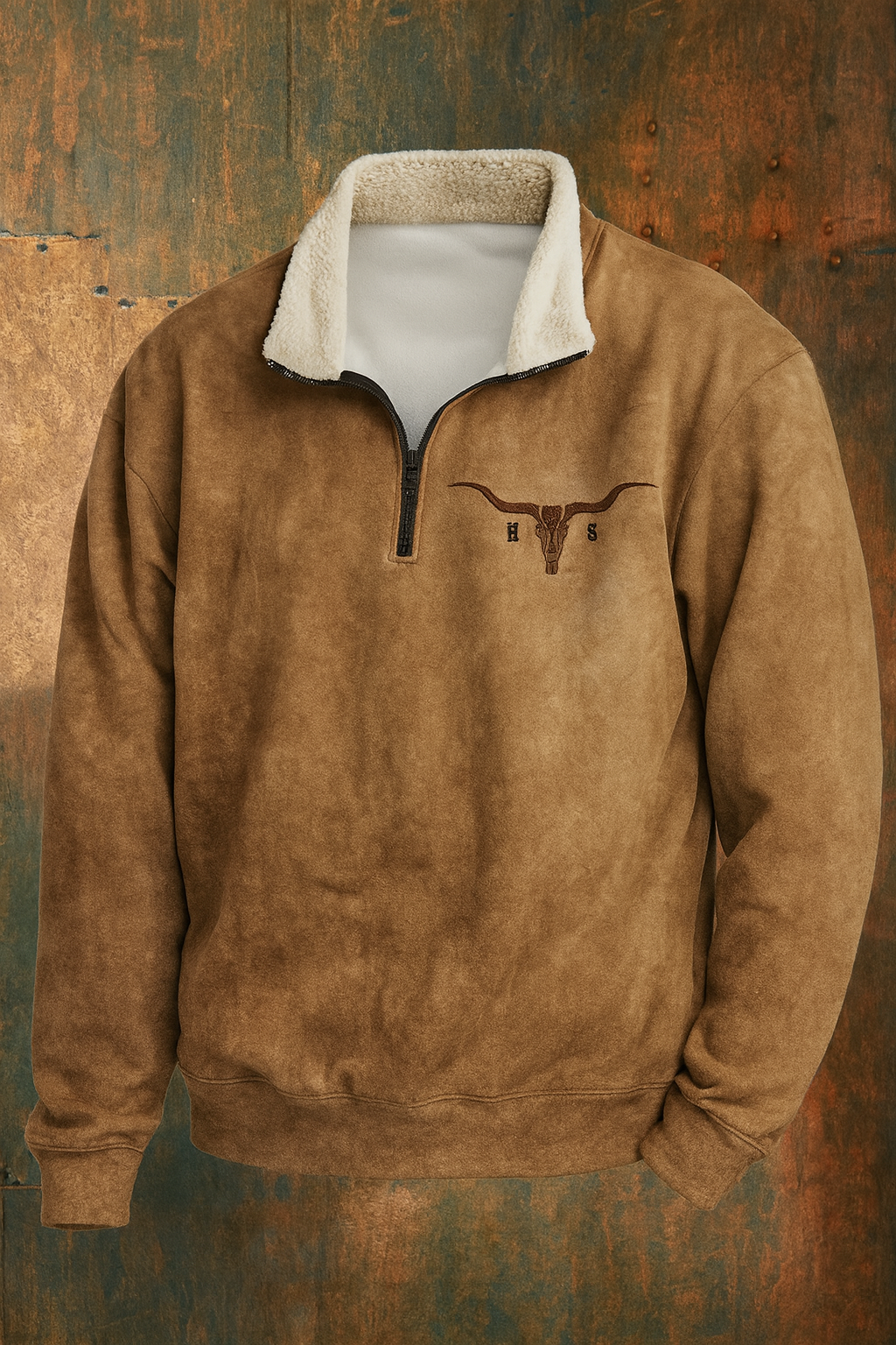 Bruce Western Fleece Quarter-Zip Pullover