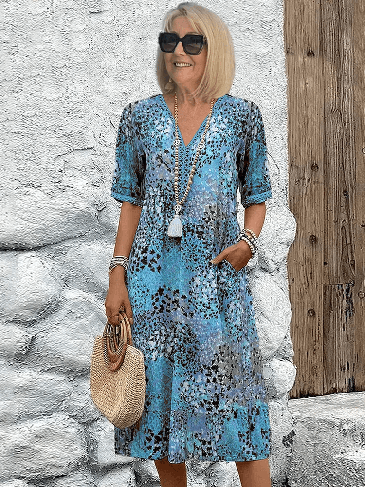 Floral Midi Dress for Women