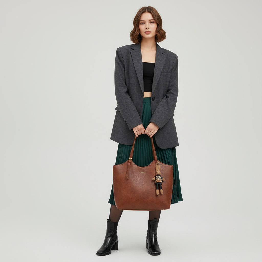 Classic Spacious Everyday Tote Bag