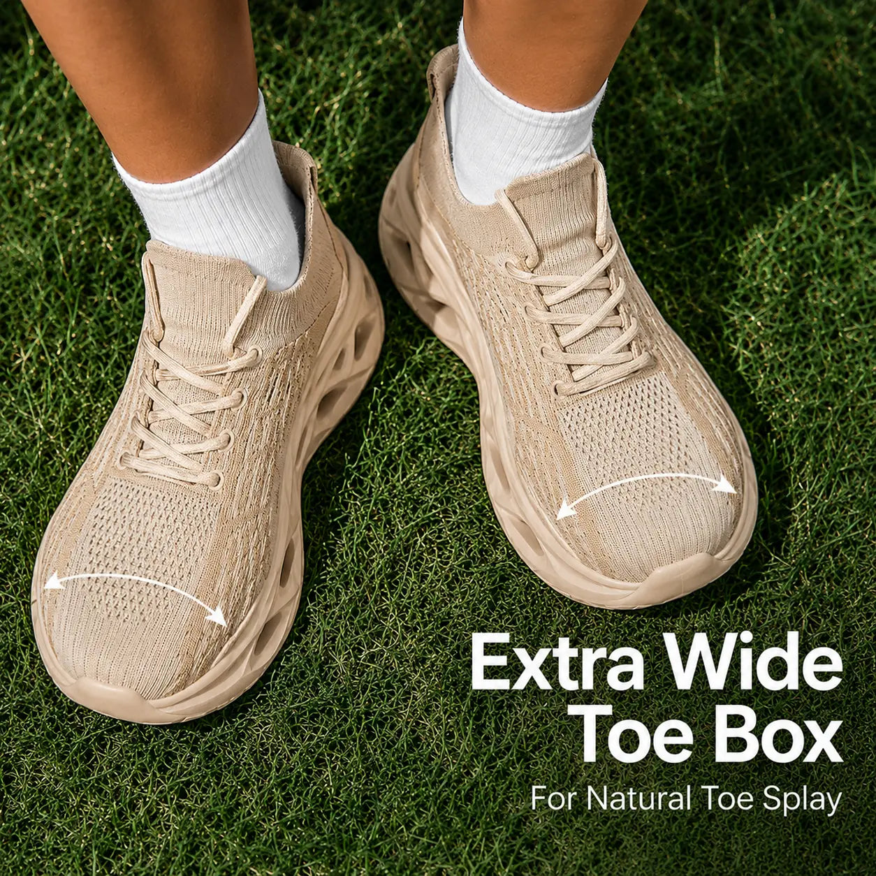 Wide Toe Box Orthopaedic Walking Sneakers