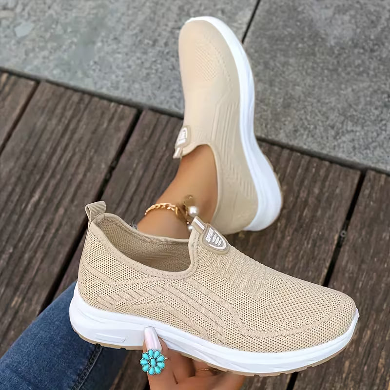 Alice Breathable Orthopaedic Slip-On Knit Trainers