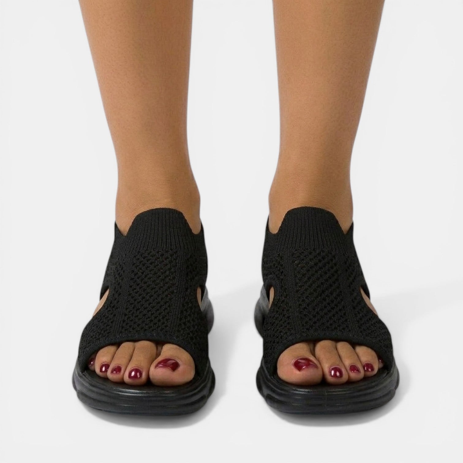 Breathable Orthopedic Flat Sandals with Arch Support