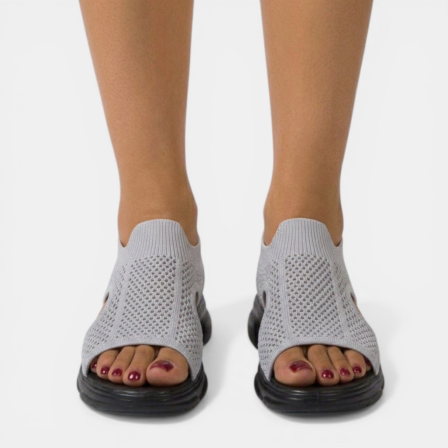 Breathable Orthopedic Flat Sandals with Arch Support