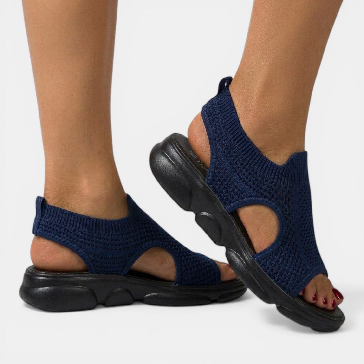 Breathable Orthopedic Flat Sandals with Arch Support