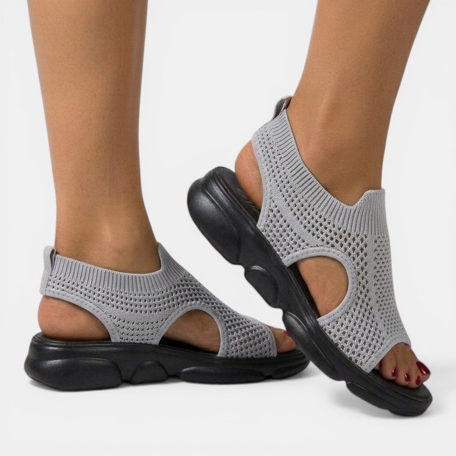 Breathable Orthopedic Flat Sandals with Arch Support